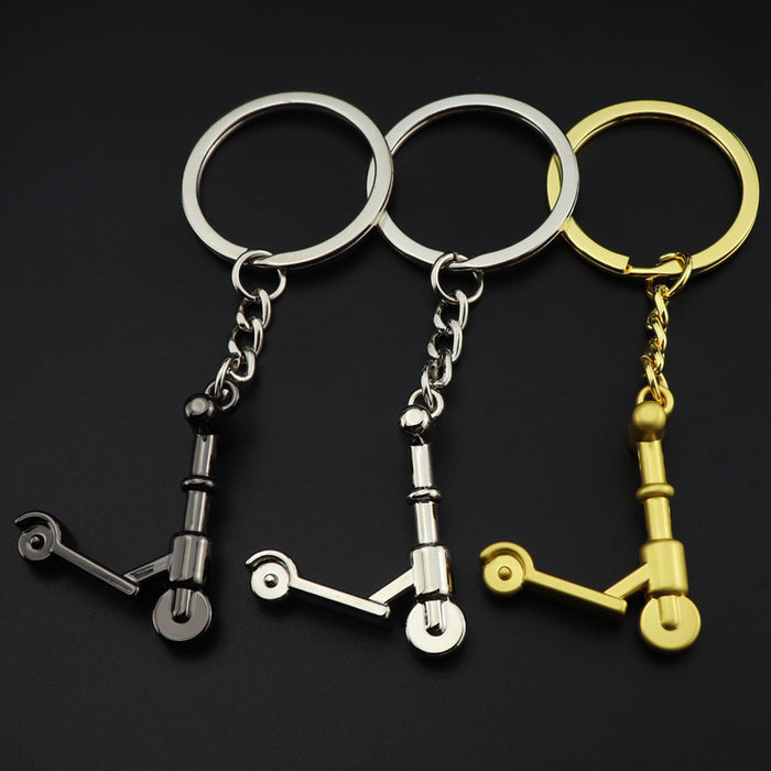 Wholesale Zinc Alloy Children's Scooter Keychain JDC-KC-XunX021