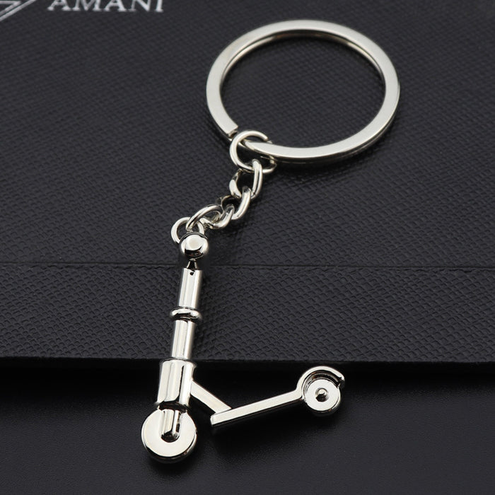 Wholesale Zinc Alloy Children's Scooter Keychain JDC-KC-XunX021