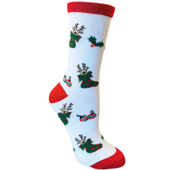 Wholesale Christmas Middle-tube Cotton Socks JDC-SK-XQ040