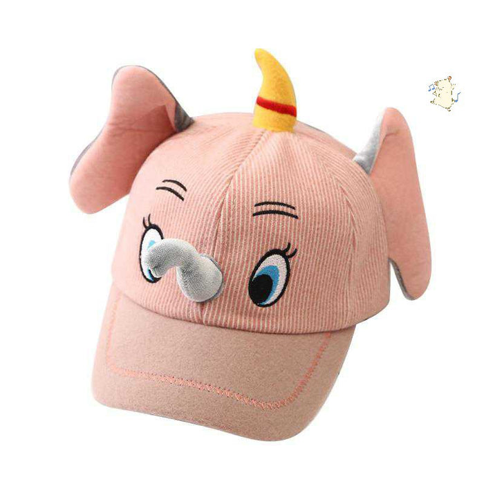 Wholesale Cotton Children's Cartoon Three-dimensional Elephant Baseball Cap JDC-FH-JunZhen002