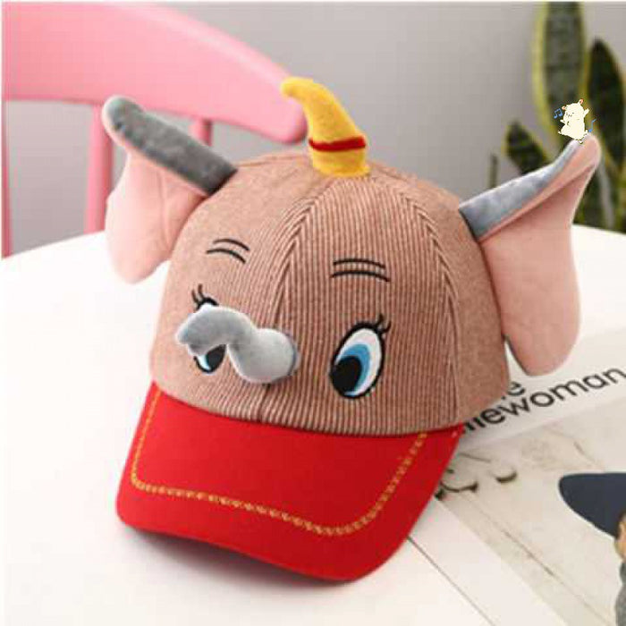 Wholesale Cotton Children's Cartoon Three-dimensional Elephant Baseball Cap JDC-FH-JunZhen002