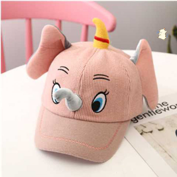 Wholesale Cotton Children's Cartoon Three-dimensional Elephant Baseball Cap JDC-FH-JunZhen002