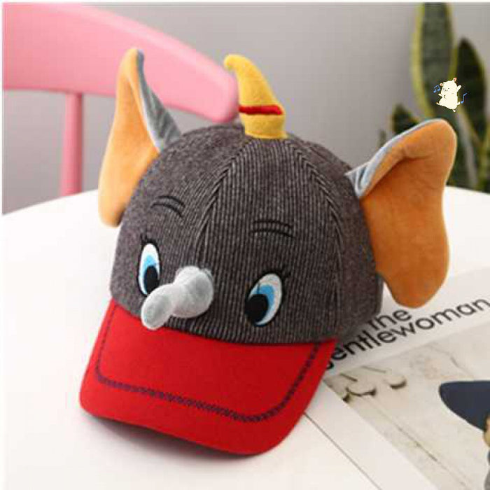 Wholesale Cotton Children's Cartoon Three-dimensional Elephant Baseball Cap JDC-FH-JunZhen002