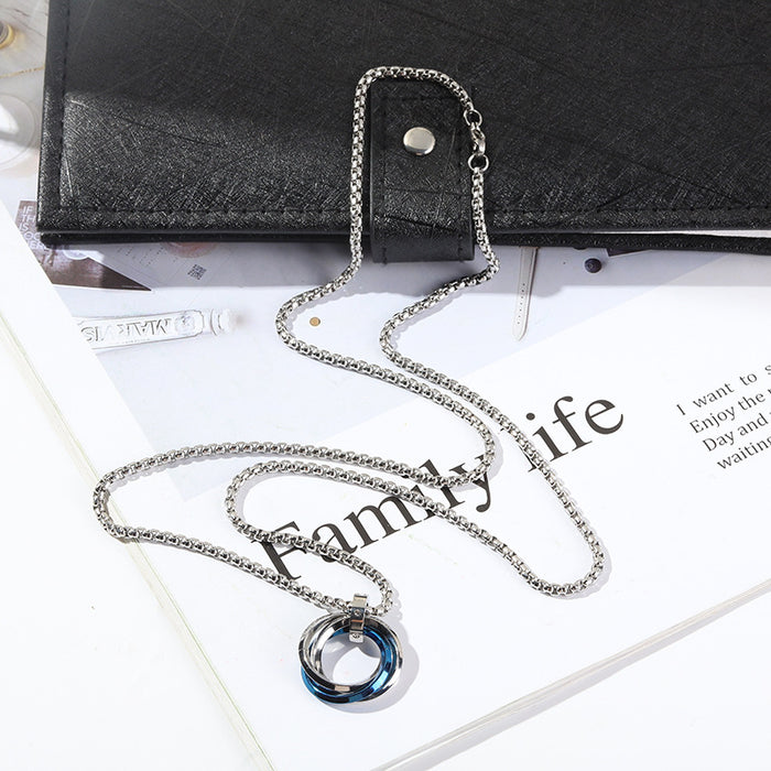 Wholesale Titanium steel sweater chain pendant, stainless steel necklace pendant