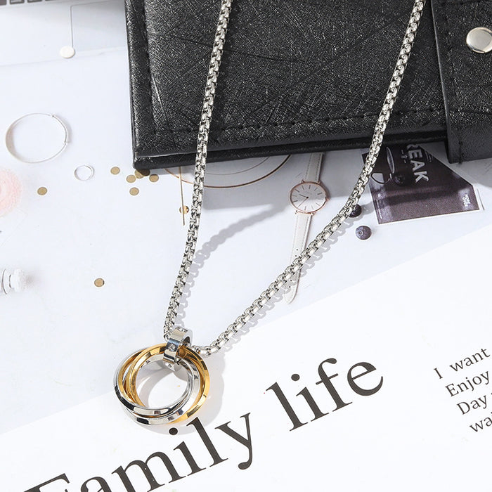 Wholesale Titanium steel sweater chain pendant, stainless steel necklace pendant