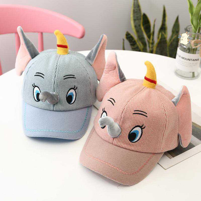 Wholesale Cotton Children's Cartoon Three-dimensional Elephant Baseball Cap JDC-FH-JunZhen002