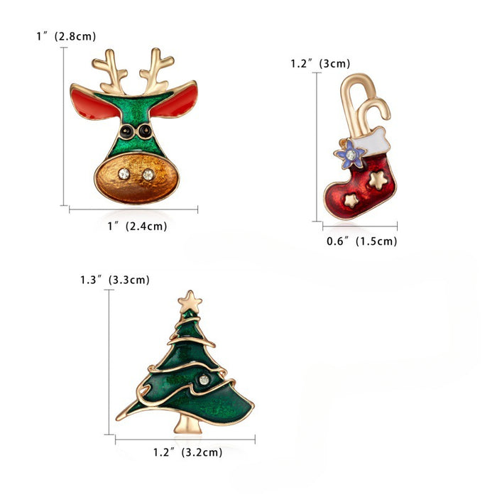 Wholesale Christmas Alloy Brooch Set JDC-BC-Chuya001