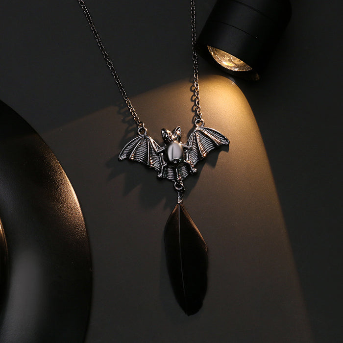 Wholesale Necklace Halloween Jewelry Ghost Skull Bat Pumpkin Head Chain Necklace Jewelry