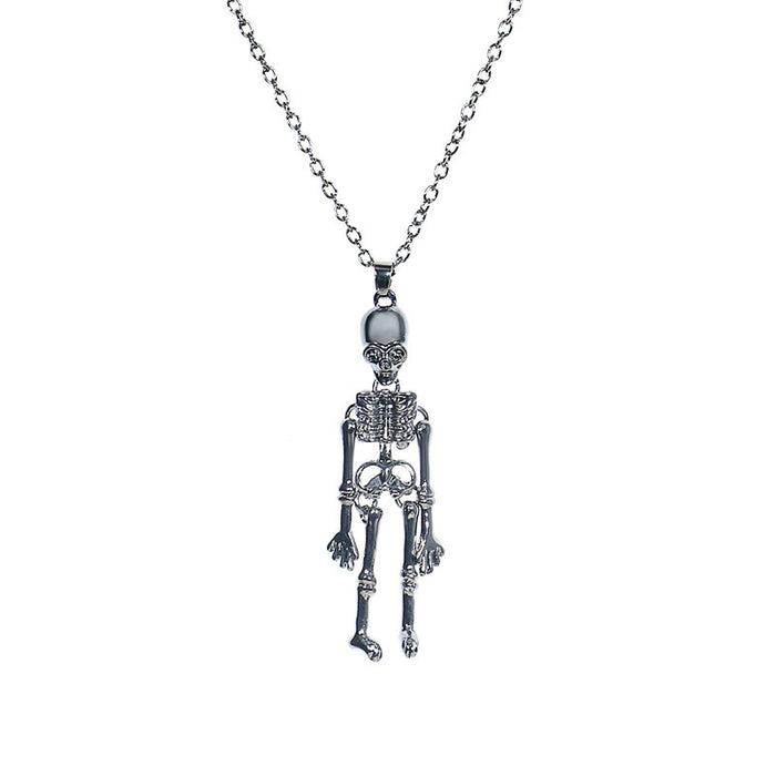 Wholesale Necklace Halloween Jewelry Ghost Skull Bat Pumpkin Head Chain Necklace Jewelry