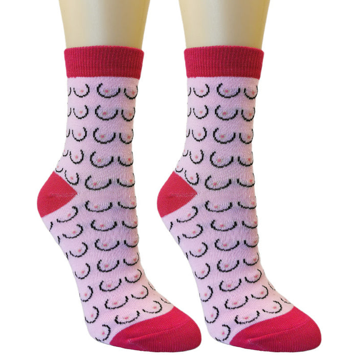 Wholesale Blue funny socks autumn and winter women' s socks adult socks cartoon anime breathable mid-tube socks personality socks