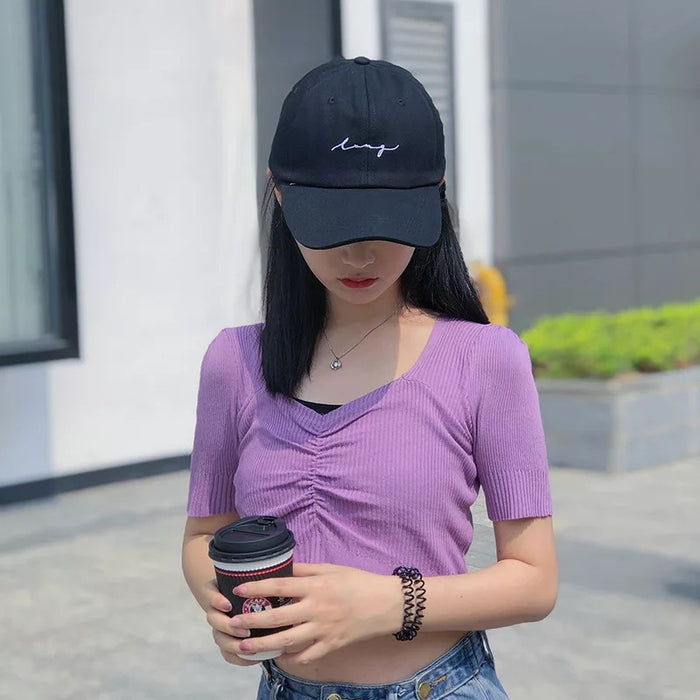 Wholesale Versatile embroidered baseball cap and duckbill cap