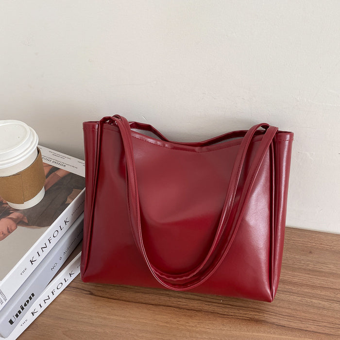 Wholesale Tote bag with simple temperament, large capacity shoulder bag, casual crossbody bag