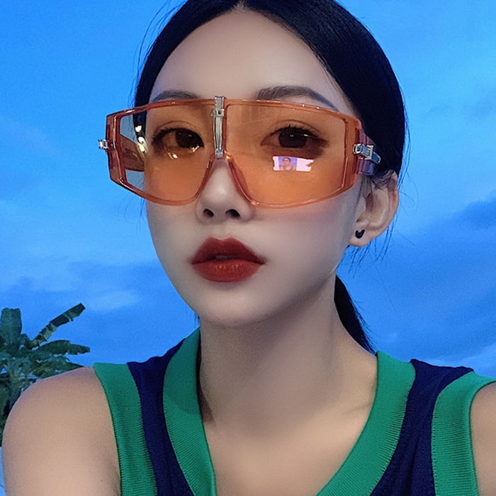 Wholesale Large frame retro windproof integrated windproof glasses, cycling goggles, sunglasses, sunglasses