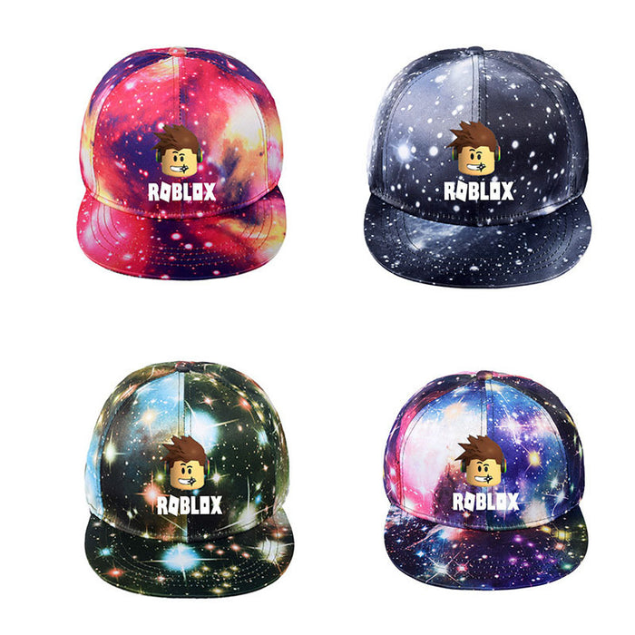 Wholesale Five-color Starry Sky Acrylic Flat Brim Baseball Cap JDC-FH-WuDuomei007