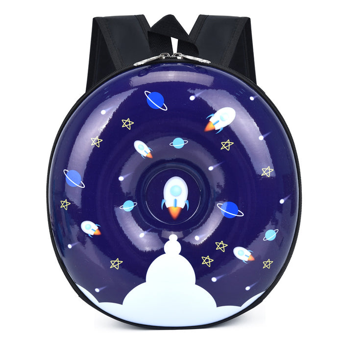 Wholesale Cute backpack with donut shell, playful and stylish design for kindergarten students