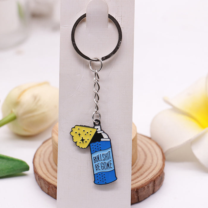 Wholesale Cartoon Alloy Keychain JDC-ES-XiuH012