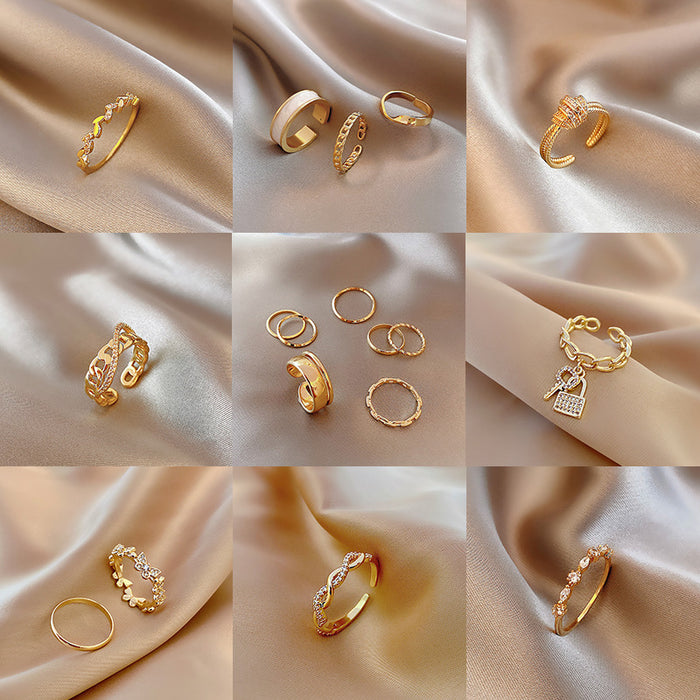 Wholesale Stylish Geometric Ring