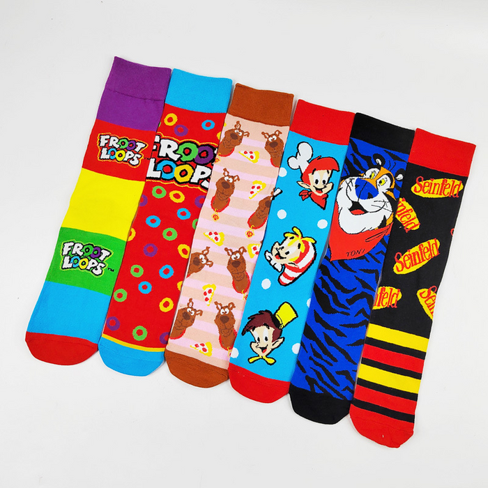 Wholesale Sock Cartoon trend sports anime medium socks JDC-SK-XiuZ008