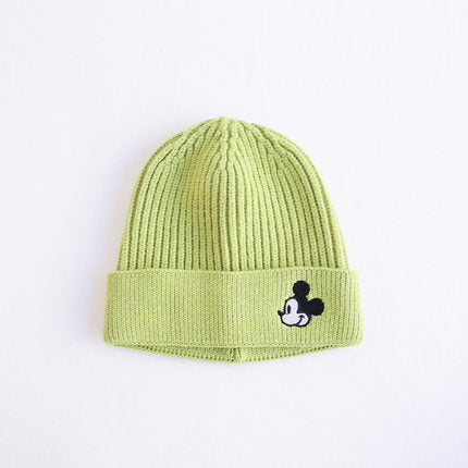 Wholesale Embroidery Cartoon Acrylic Knitted Children's Wool Hat JDC-FH-Kamie004