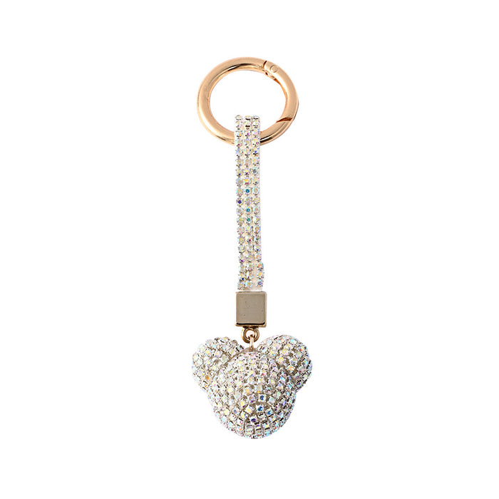 Wholesale Cartoon Micro-encrusted Rhinestone Keychain JDC-KC-JFan020