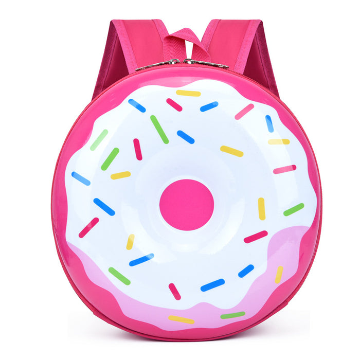 Wholesale Cute backpack with donut shell, playful and stylish design for kindergarten students