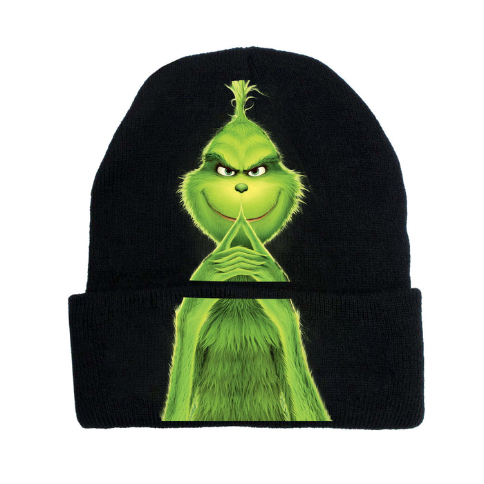 Wholesale Christmas Knitted Hat Green Hair Monster Wool Hat JDC-FH-JunC005