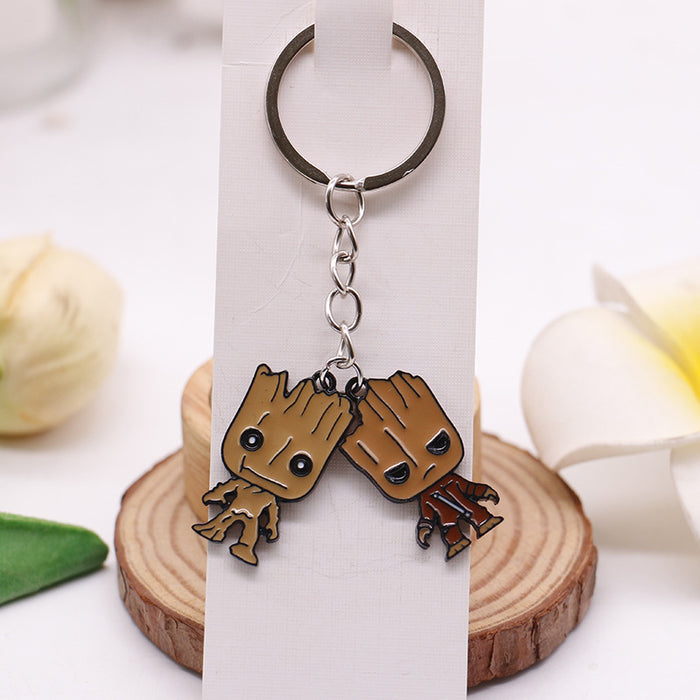 Wholesale European and American Anime Alloy Keychain-JDC-KC-XiuH11