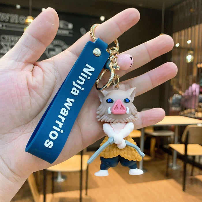 Wholesale Key Chain Cartoon anime silicone keychain JDC-KC-JuJi007