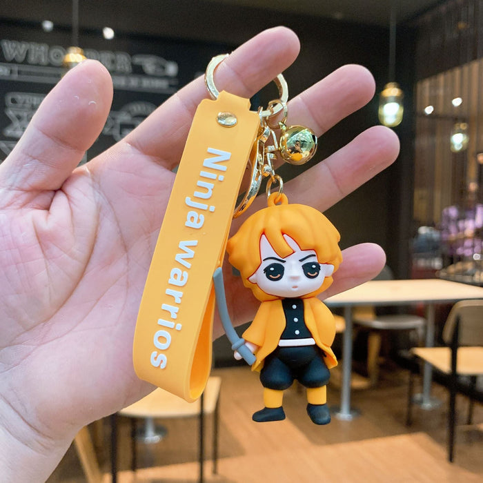 Wholesale Key Chain Cartoon anime silicone keychain JDC-KC-JuJi007