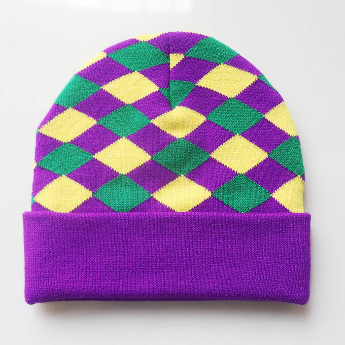 Wholesale Jacquard Acrylic Knitted Beanie Hat JDC-FH-LvH022