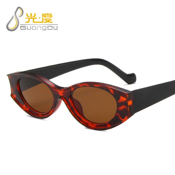 Wholesale New Fashion Sunglasses Fashion Sunglasses Retro Elliptical Dot Paint Sunglasses