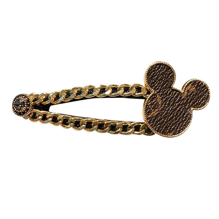 Wholesale One-piece Clip Bear Edge Alloy Hairpin JDC-HC-Kayi004