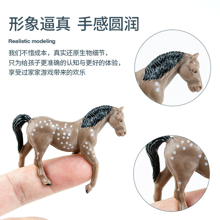 Wholesale Farm simulation model, animal bag, 12 children's early education cognitive learning toys