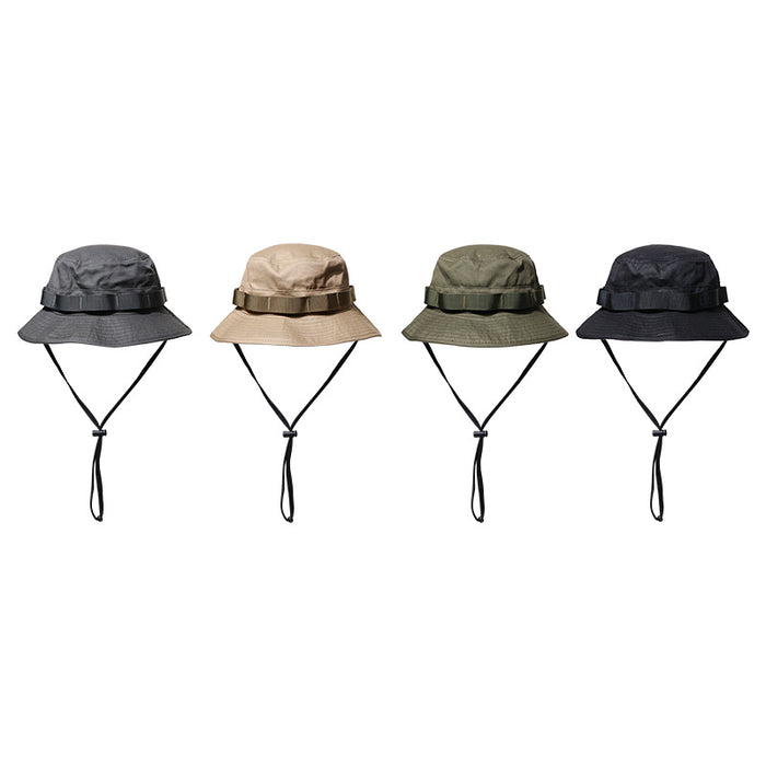 Wholesale Retro functional basin hat, big head circumference, street drawstring fisherman hat