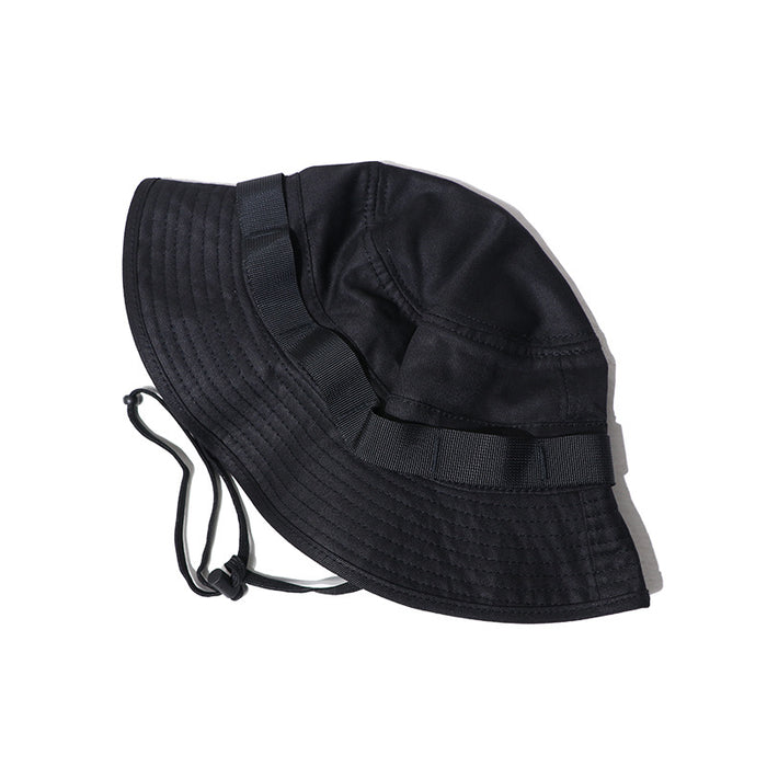Wholesale Retro functional basin hat, big head circumference, street drawstring fisherman hat