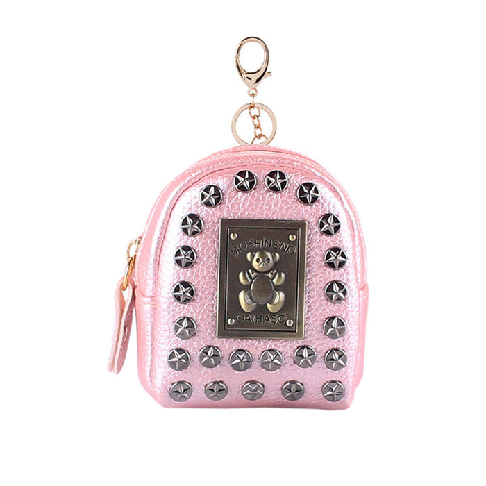 Wholesale Coin purse cute mini simple student coin hand key chain one-piece coin purse