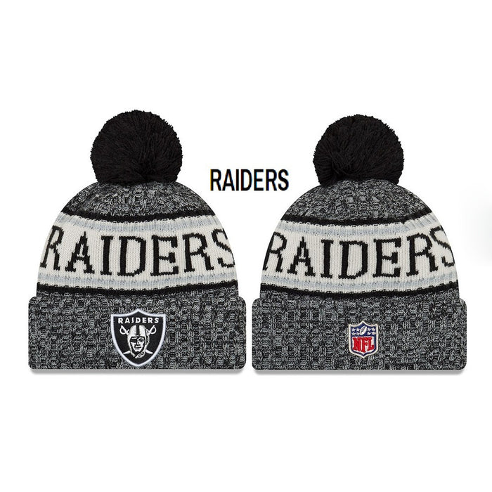 Wholesale Plush wool hat rugby team stretch knitted hat sports hat beanie