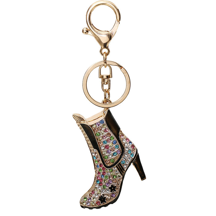 Wholesale Diamond-encrusted Shoes Alloy Keychain JDC-KC-ChaoK053