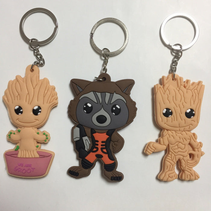 Wholesale Cartoon Cute PVC Keychain JDC-KC-Hual004