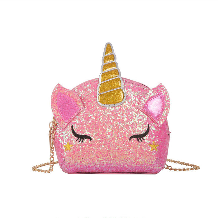 Wholesale Shoulder Bag PU Cartoon Cute Unicorn JDC-SD-ChunNiao001