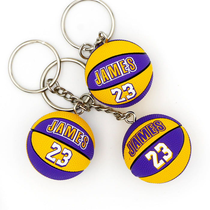 Wholesale PU Basketball Keychain JDC-KC-QLP021