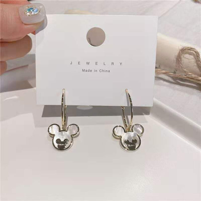 Wholesale  Silver Needle cartoon eardrops all-match earrings for women