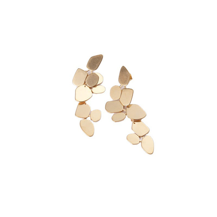 Wholesale Detachable earrings with simple design and long irregular geometric earrings