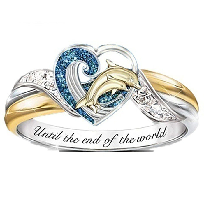 Wholesale Heart shaped ring, rose diamond ring, ring