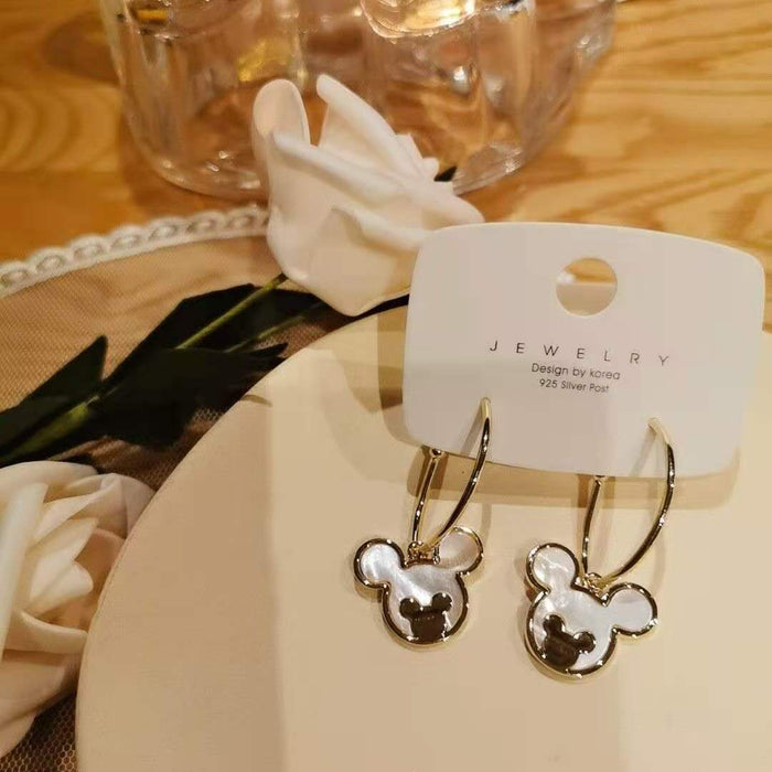 Wholesale Silver Pin Cartoon Earrings JDC-ES-RZ001