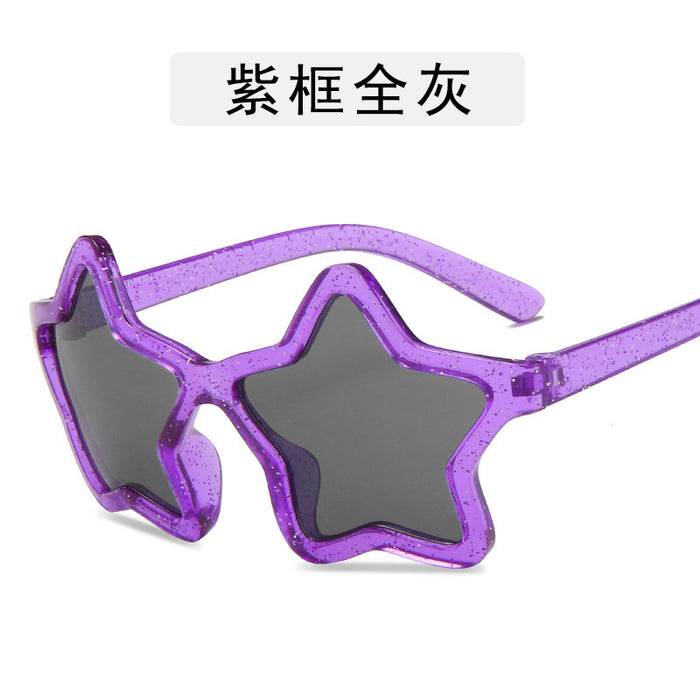 Wholesale New children's cartoon sunglasses, fashionable and personalized decorative sunglasses, cute sunglasses