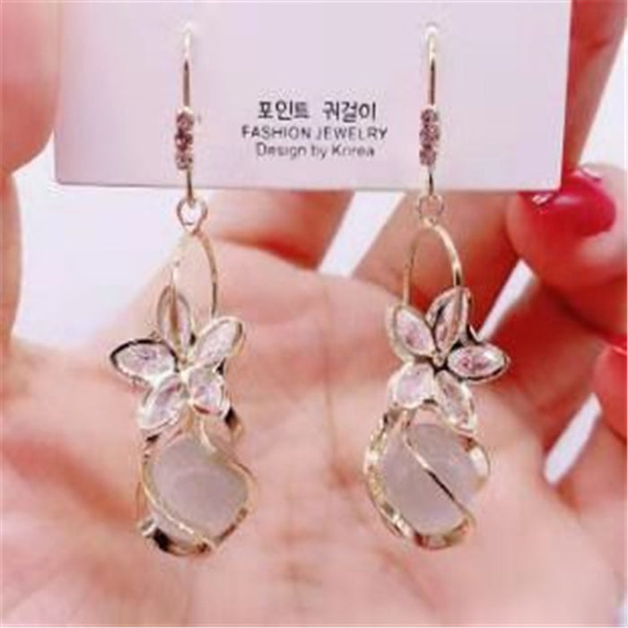 Wholesale   long earrings for women  red Agate Pearl earrings earrings