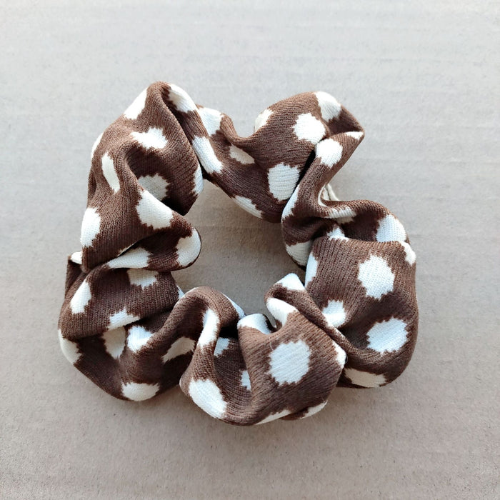 Wholesale Autumn and Winter Vintage Leopard Print Spotted Large Intestine Hair Ring Simple Head Rope Thick Fabric Hair Ring Distinctive Headwear