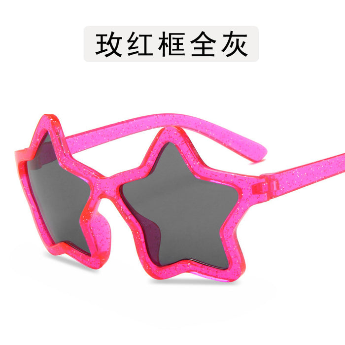 Wholesale New children's cartoon sunglasses, fashionable and personalized decorative sunglasses, cute sunglasses