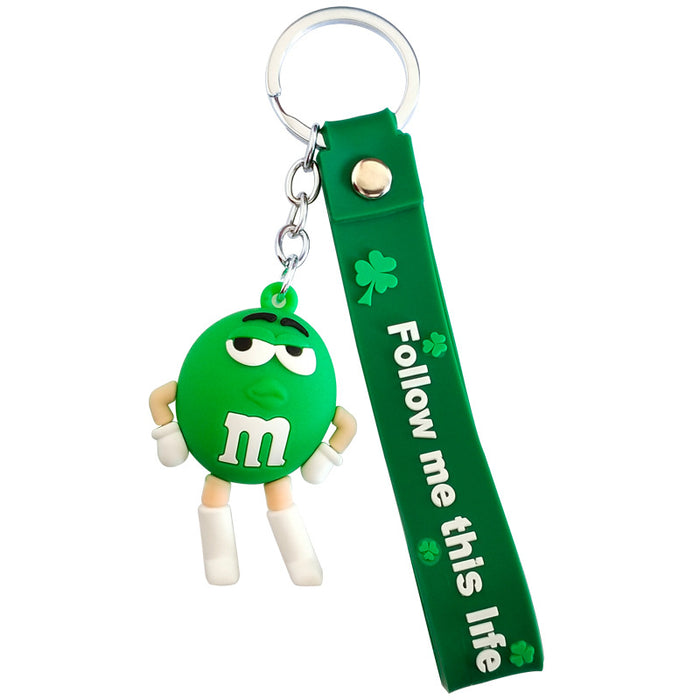 Wholesale Cartoon candy figurine pendant, cartoon keychain, couple style keychain, small gift, men's and women's accessories, backpack hanging accessories